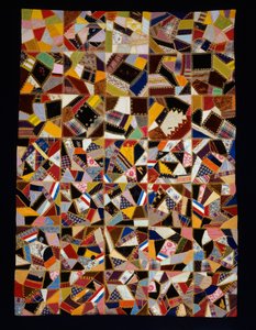 Colcha de cama (Crazy Quilt) de Unknown artist