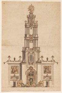 Torre do sino, provavelmente para Fernando IV de Nápoles de Unknown artist
