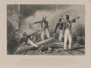 Rebentamento do Portão de Caxemira em Delhi, Motim Indiano de Unknown artist
