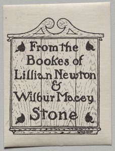 Exemplar: Lillian Newton e Wilbur Macey Stone de Unknown artist