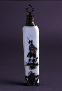Frasco para perfumes de cerâmica do século XVIII. de Unknown artist