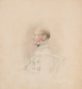 Brigadeiro-General Sir Galbraith Lowry Cole (1772-1842), c.1835 (lápis e aguarela) de Unknown artist