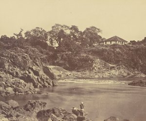 Bungalow em Marble Rocks. Nerbudda de Unknown artist