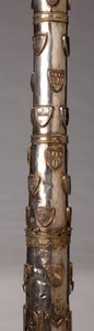 Candelabro (?), ourivesaria, detalhe de Unknown artist
