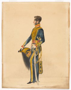 Capitão William Brett, Artilharia Bombay Horse de Unknown artist