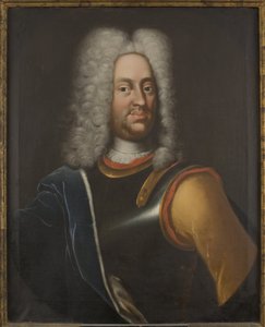Charles I de Hesse Cassel - Retrato de Charles I (1654-1730), Landgrave de Hesse-Kassel, Anónimo . Óleo sobre tela de Unknown artist