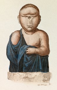 Criança com um olho, classificada segundo a nomenclatura de Linneene e a classificação de Cuvier (gravura) de Unknown artist