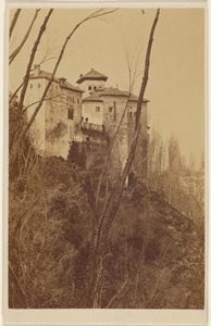 [Vista de perto da Alhambra, Granada, Espanha] de Unknown artist