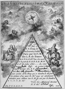 Convocação de uma rose-cross (facsimile) - França de Unknown artist