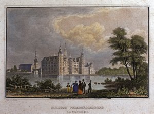 Copenhaga: Castelo de Fredericksburg de Unknown artist
