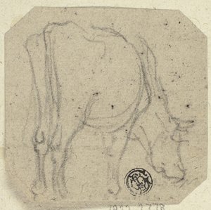 Pastoreio de vacas de Unknown artist