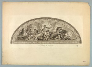 Decorações de Lebrun e Mignard no Palácio de Versalhes de Unknown artist