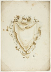 Desenho para o escudo, com orbe de Unknown artist