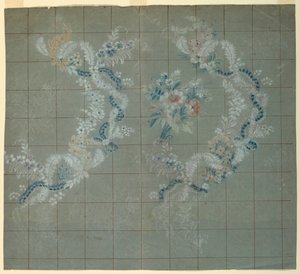 Design para brocado de seda de Unknown artist