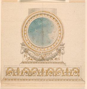 Design para um relógio de Unknown artist