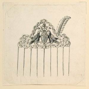Design para um pente de Unknown artist