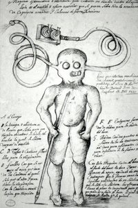 Desenho de um homem vestido de fato. Peru de Unknown artist