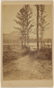 Lago Echo perto de Conway [País de Gales] de Unknown artist
