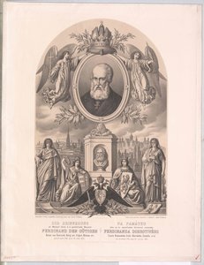 Imperador da Áustria Ferdinando I (impressão) de Unknown artist