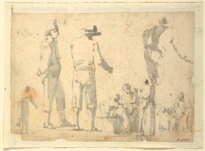Estudos Figurais de Unknown artist