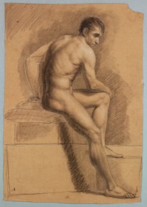 Estudo Figural de Unknown artist