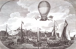 Primeira travessia aérea do Canal da Mancha de Unknown artist