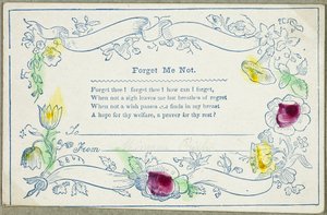 Forget Me Not (dia dos namorados) de Unknown artist