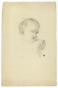 Fragmento de busto de criança de Unknown artist