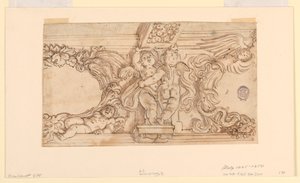 Friso com Putti e Medalhões de Unknown artist