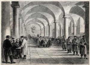 Greenwich Hospital - Sala de jantar West Dining Room - Greenwich Navy Hospital - Sala de jantar West Dining Room de Unknown artist