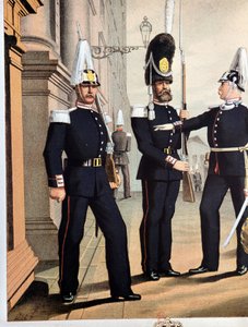 Grenadiers da Guarda Sueca, v.1890 de Unknown artist
