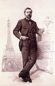 Gustave Eiffel, engenheiro francês (1832 a 1923). de Unknown artist