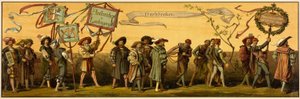 Hans Makarts procissão da cidade de Viena de Unknown artist