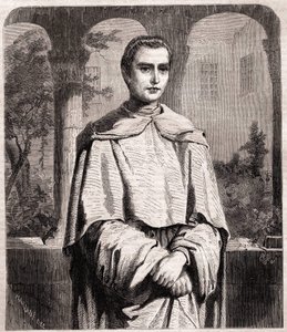 Henri Lacordaire. Sacerdote francês e dominicano 1802-1861. de Unknown artist