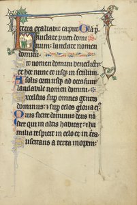 Inicial L: Canto dos clérigos de Unknown artist