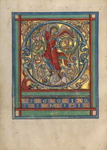 P inicial: São Miguel e o Dragão de Unknown artist
