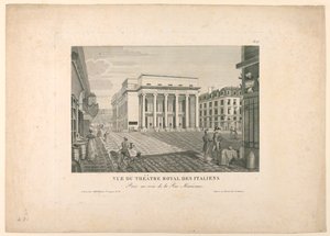 Teatro Italiano, Paris de Unknown artist