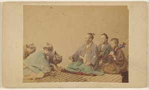 Oficiais superiores japoneses. de Unknown artist