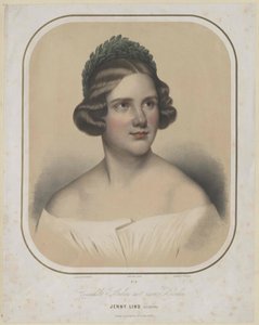 Jenny Lind (impressão) de Unknown artist