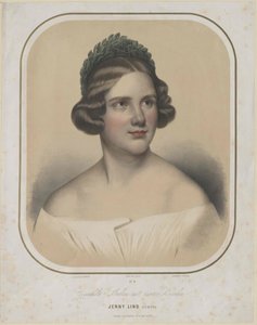 Jenny Lind (impressão) de Unknown artist