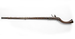 Jezail, c.1800 (cadeia, flintlock) de Unknown artist
