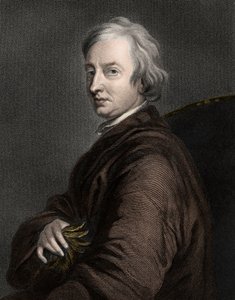 John Dryden 1631-1700 - gravura - século XIX de Unknown artist