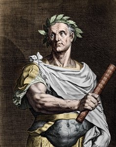 Júlio César (101-44 a.C.), estadista romano. de Unknown artist