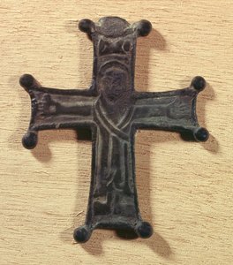 Cruz Cavaleiro da Primeira Cruzada (1096-1099). Paris, Museu Nacional da Idade Média, Termas de Cluny de Unknown artist