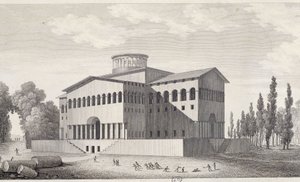 A Casa de Educação Ledoux - gravura de Unknown artist