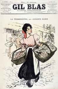 La fishonnière de Auguste Marin. Em "Gil Blas", em 27/05/1898. de Unknown artist