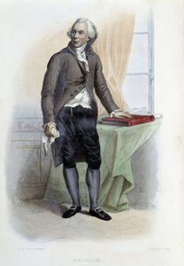 Abbé Jacques Delille - em "Le Plutarque francais", Ed. Mennechet, Paris de Unknown artist