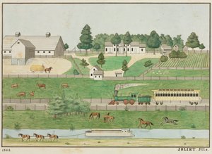 Paisagem, Joliet, Illinois de Unknown artist