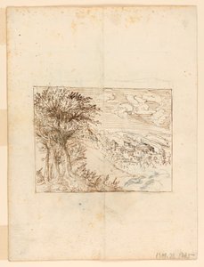 Paisagem: verso: Design Grotesco de Unknown artist