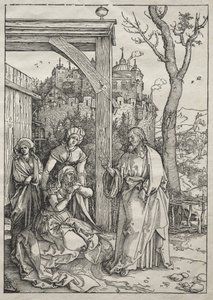 Vida da Virgem: Cristo se despedindo de sua mãe de Unknown artist
